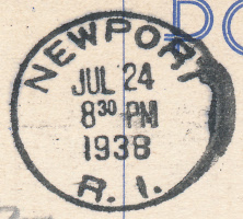 Newport, Rhode IslandPost Office Post Card