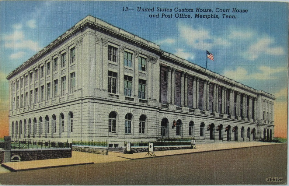 Memphis, Tennessee Post Office Post Card