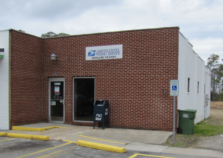 US Post Office Achilles, Virginia