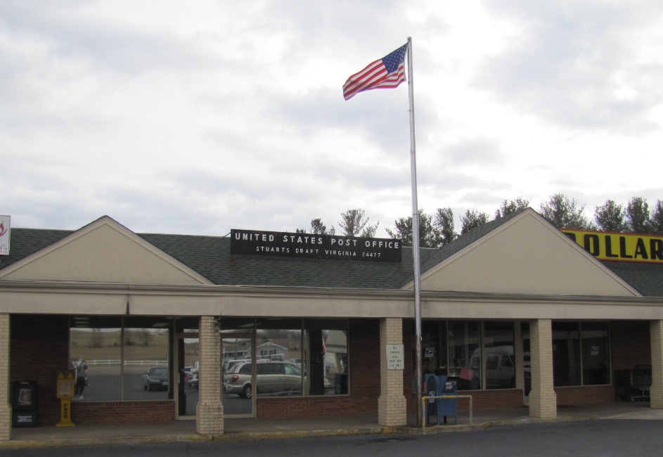 US Post Office Stuarts Draft, Virginia