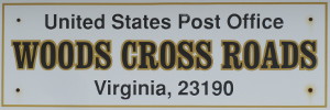 US Post Office Woods Cross Roads, Virginia