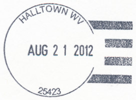 US Post Office Halltown, West Virginia